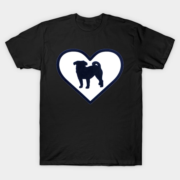 Pug Love T-Shirt by smartartdesigns